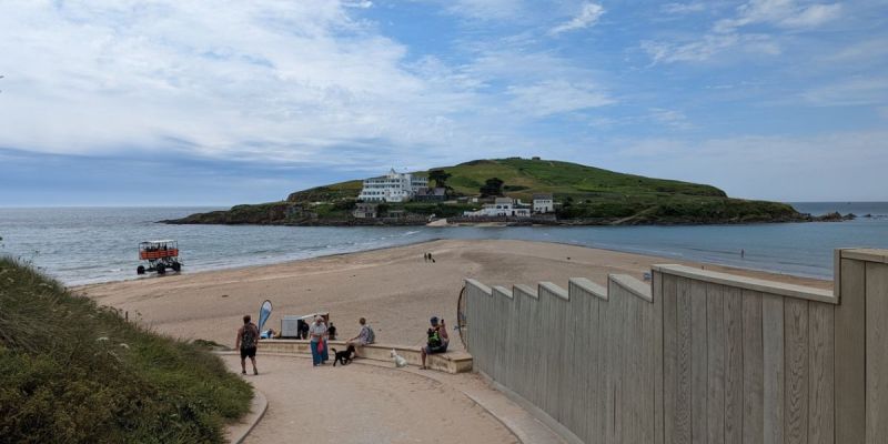 Working at WCI can be special when… working at Burgh Island