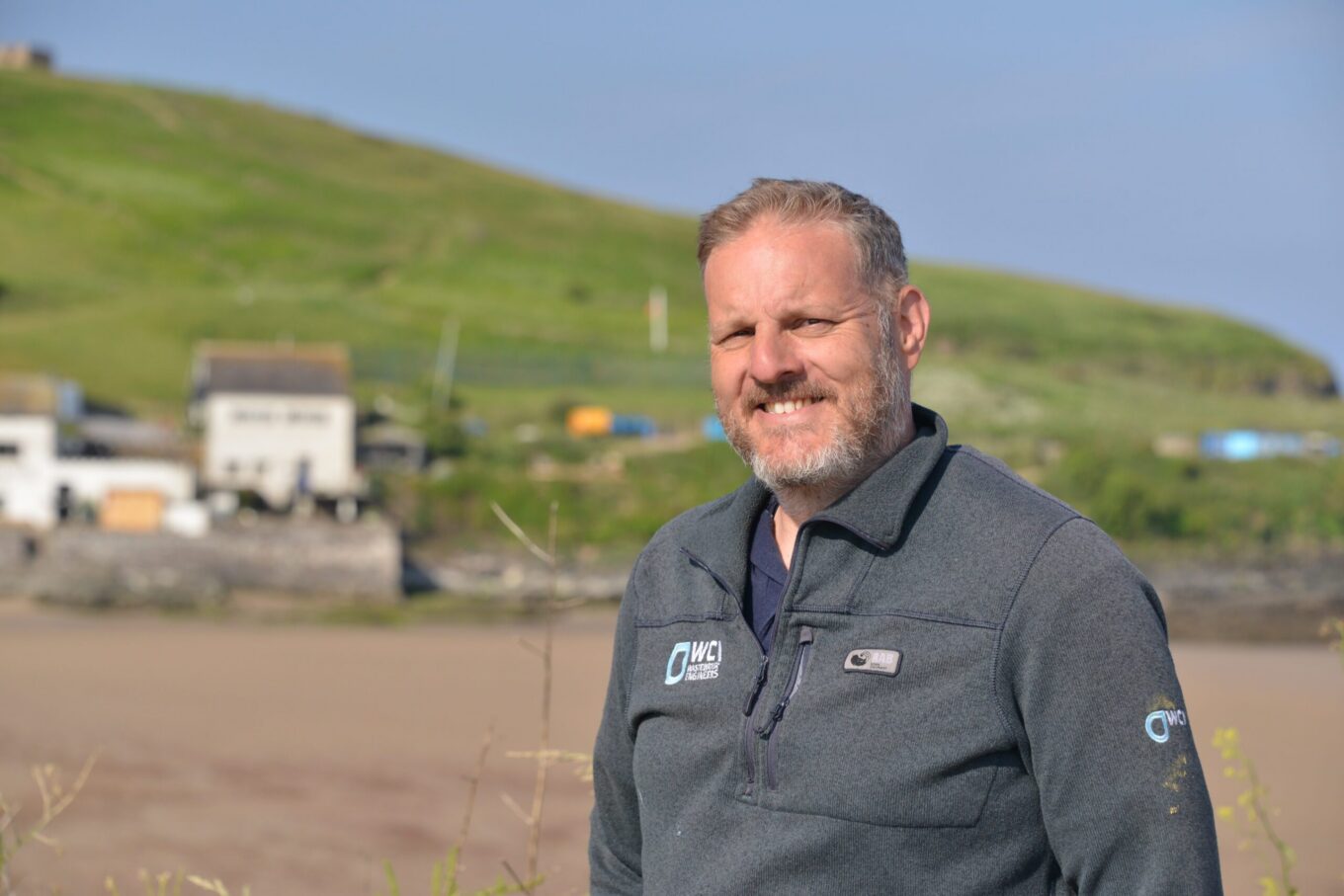 A WCI service engineer at a project at Burgh Island