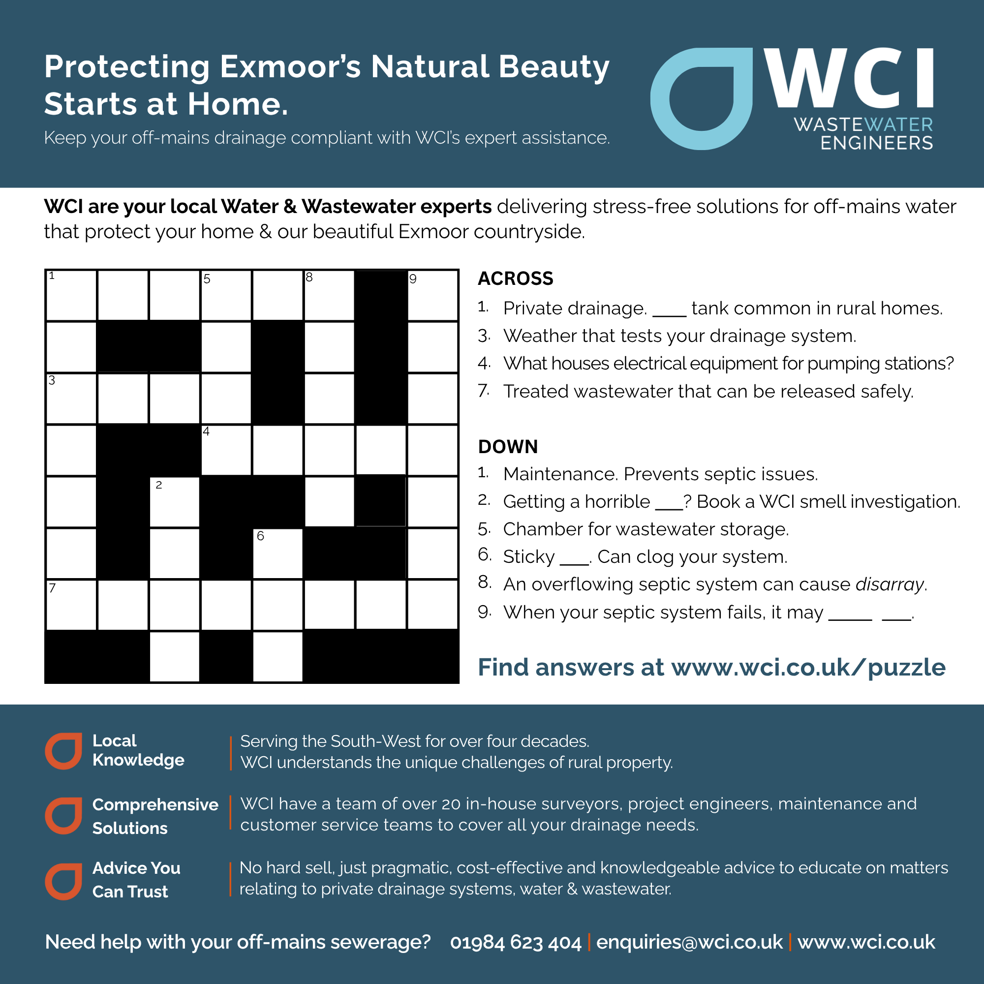 August Crossword: Exmoor News