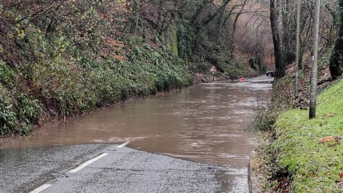 Road Closed due to Flood