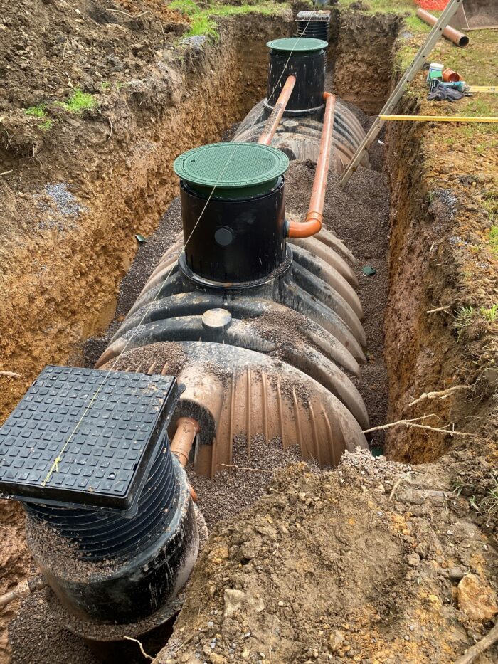 Knowle Meadow Glamping - Free Upgrade Scheme - Tank Installation