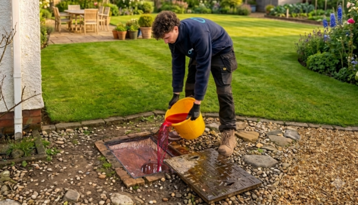 Drainage Dye Testing